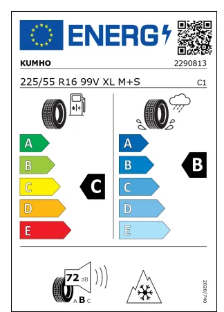 Kumho WinterCraft WP52 225/55 R16