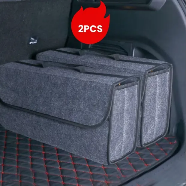 2er-Set Faltbarer Kofferraum-Aufbewahrungsbox für Auto