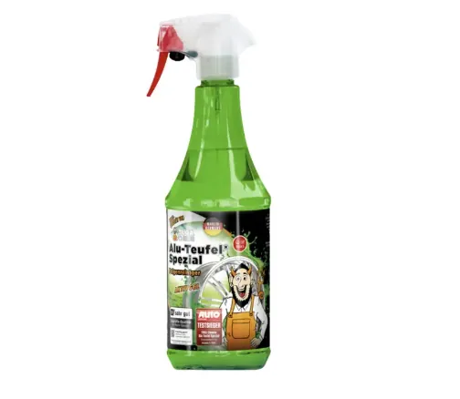 TUGA Chemie Alu-Teufel Spezial Felgenreiniger Grün, 1 L, Wirkindikator